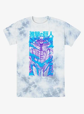 Attack On Titan Armored Overlay Tie-Dye T-Shirt