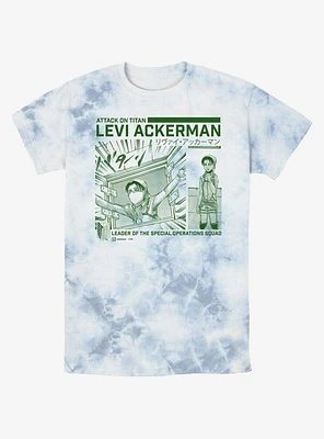 Attack On Titan Special Operations Squad Levi Ackerman Tie-Dye T-Shirt