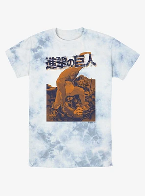 Attack On Titan Beast Tie-Dye T-Shirt