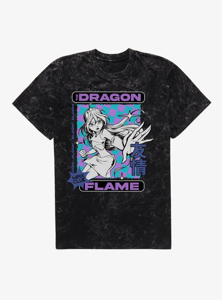Winx Club Bloom The Dragon Flame Mineral Wash T-Shirt