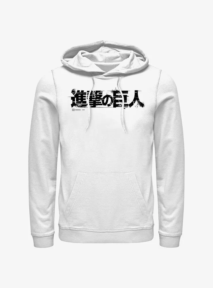 Attack On Titan Japanese Logo Hoodie