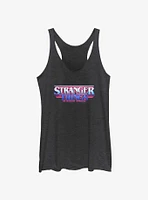 Stranger Things Retro Logo Girls Tank