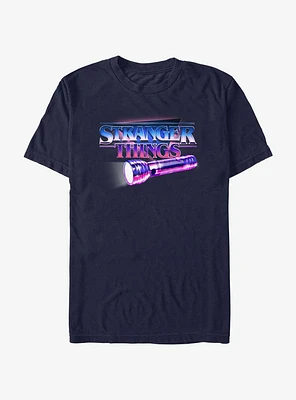 Stranger Things Retro Flashlight Logo T-Shirt