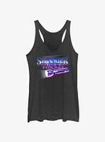 Stranger Things Retro Flashlight Logo Girls Tank