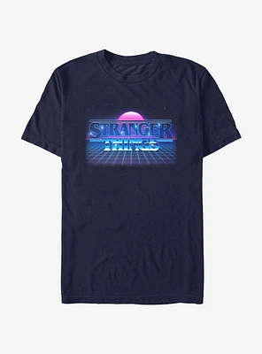 Stranger Things Retro Sun Logo T-Shirt