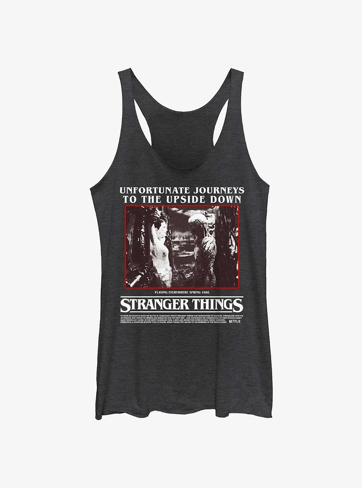 Stranger Things Unfortunate Journey Girls Tank