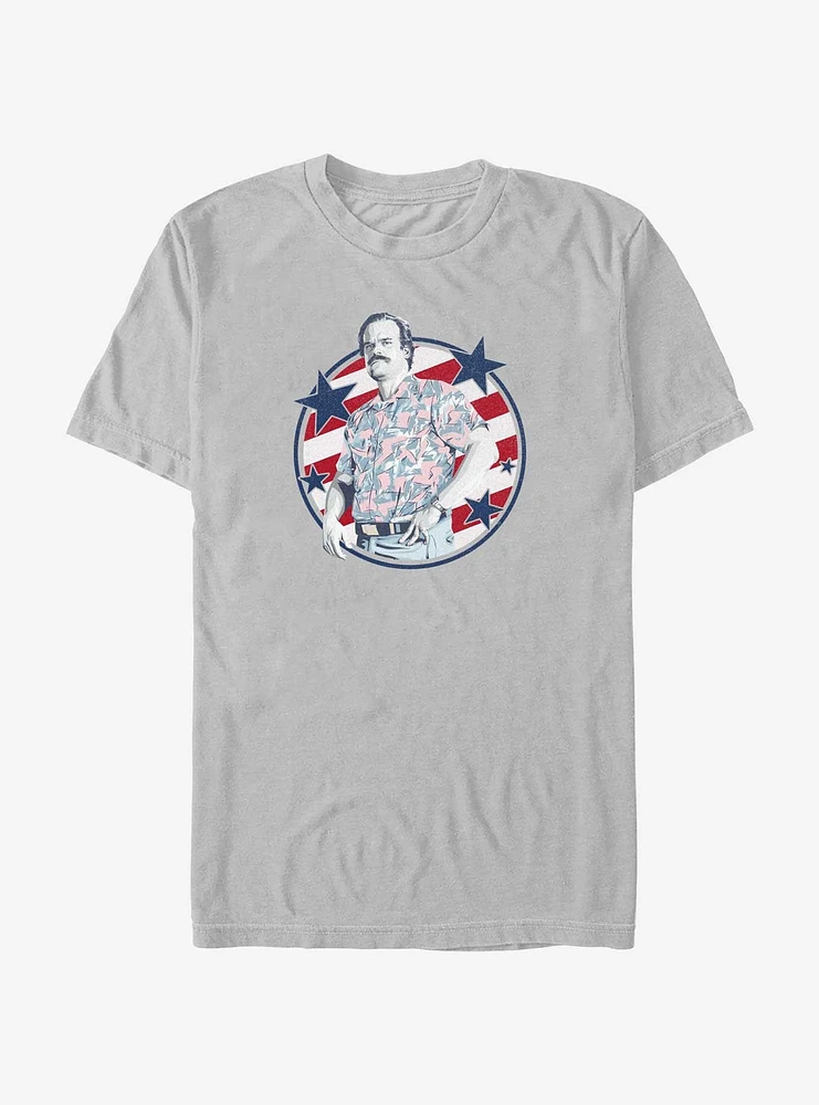 Stranger Things Hopper Stars And Stripes T-Shirt