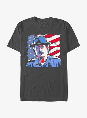 Stranger Things American Pride Hopper T-Shirt