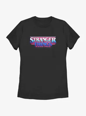 Stranger Things Retro Logo Womens T-Shirt