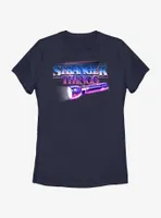 Stranger Things Retro Flashlight Logo Womens T-Shirt