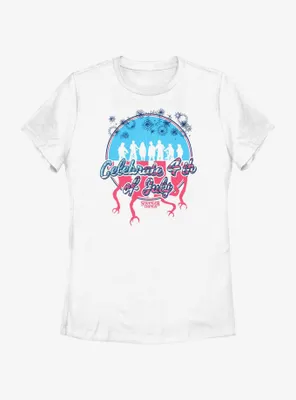 Stranger Things Hawkins Fourth of July Womens T-Shirt