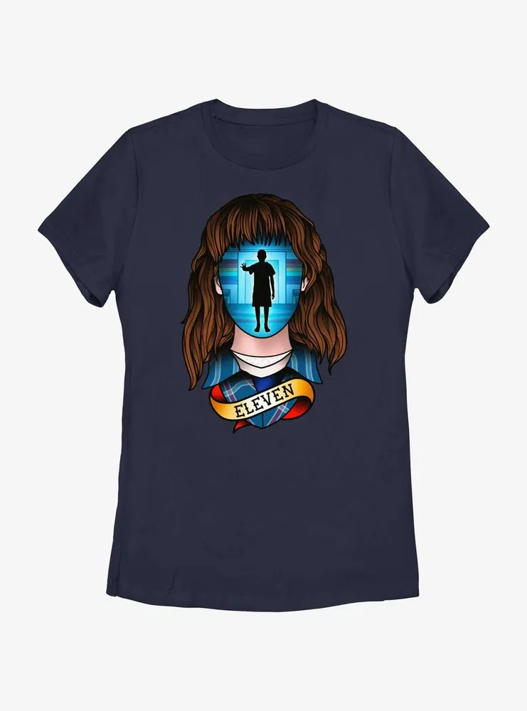 Stranger Things Tattoo Eleven Womens T-Shirt