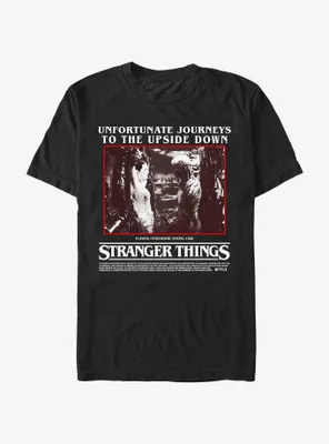 Stranger Things Unfortunate Journey T-Shirt