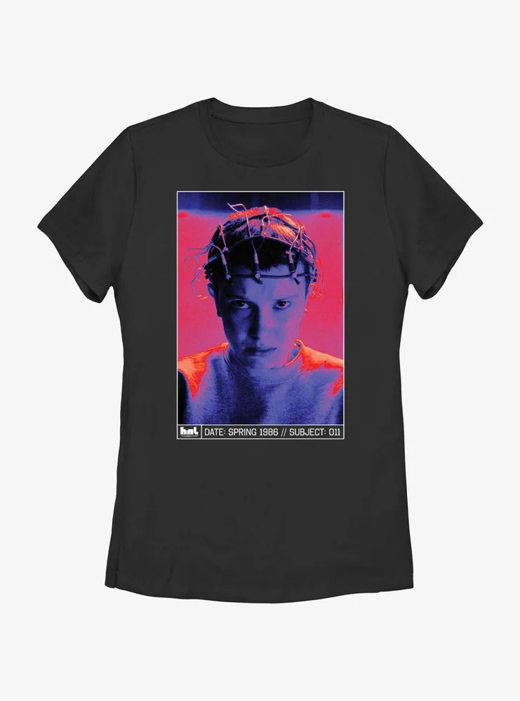 Stranger Things Subject 011 Womens T-Shirt