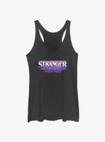 Stranger Things Retro Logo Womens Tank Top