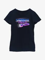 Stranger Things Retro Flashlight Logo Youth Girls T-Shirt