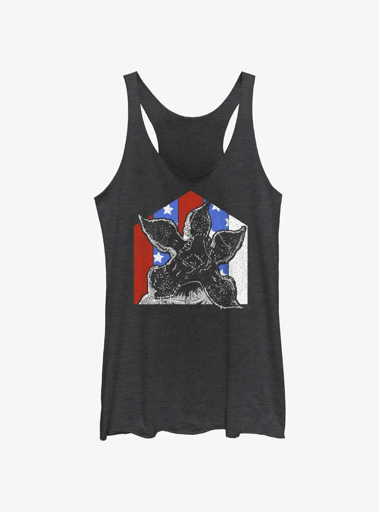 Stranger Things Demogorgon Badge Womens Tank Top