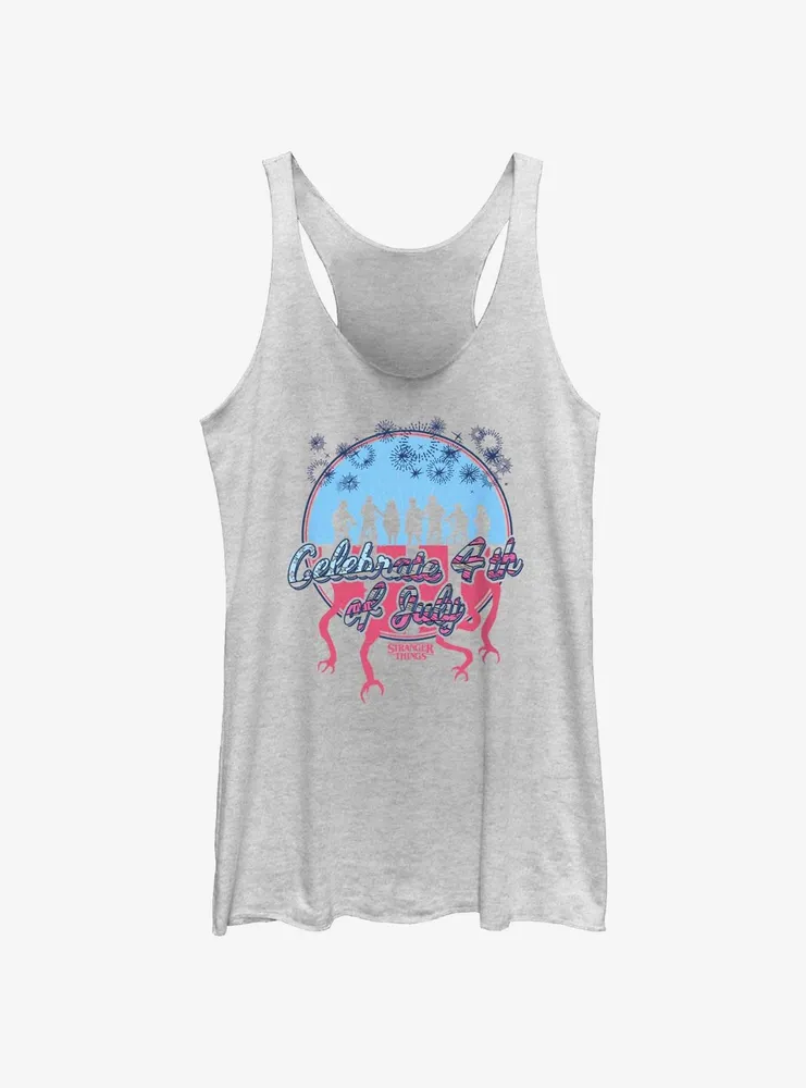 Stranger Things Hawkins Fourth of July Womens Tank Top