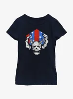 Stranger Things Hellfire Americana Youth Girls T-Shirt