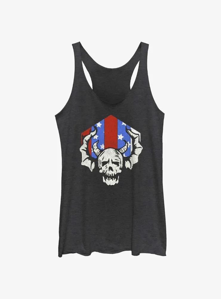 Stranger Things Hellfire Americana Womens Tank Top