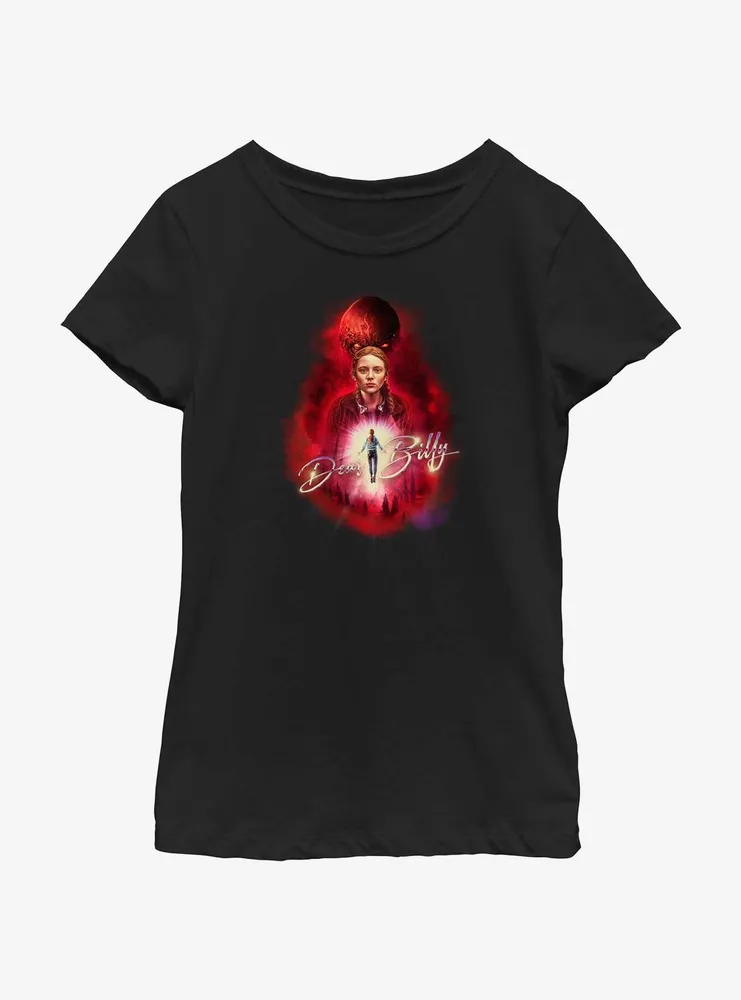 Stranger Things Max Dear Billy Youth Girls T-Shirt