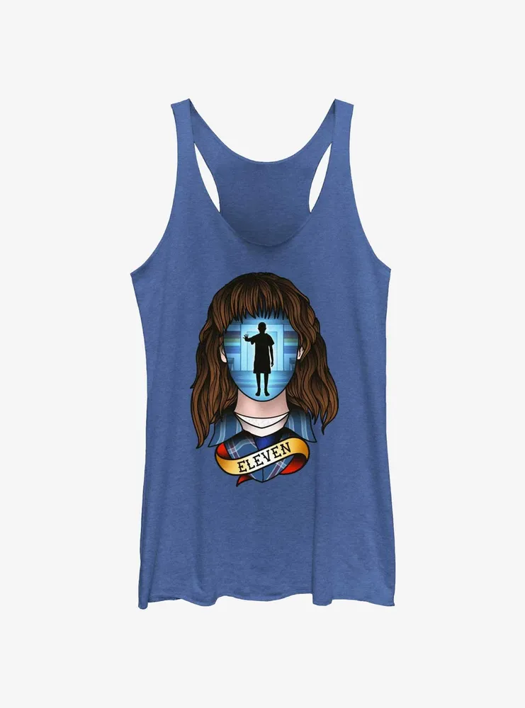 Stranger Things Tattoo Eleven Womens Tank Top