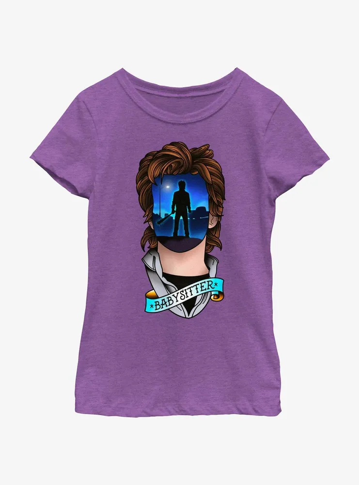 Stranger Things Tattoo Steve Youth Girls T-Shirt