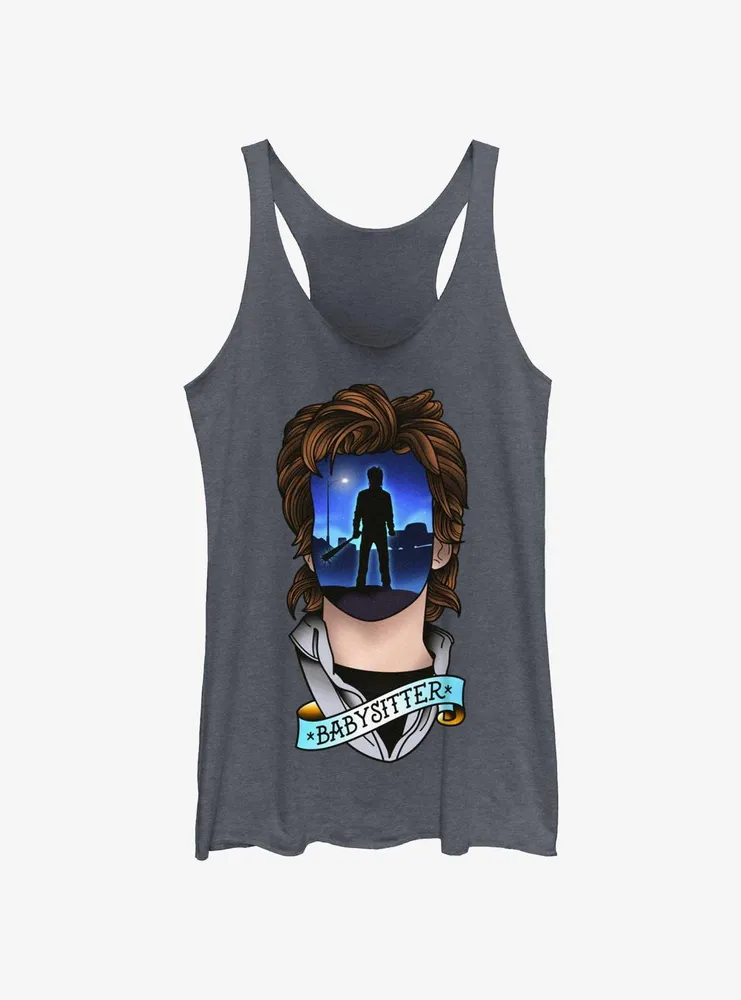 Stranger Things Tattoo Steve Womens Tank Top