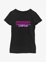 Stranger Things Logo Retro Youth Girls T-Shirt