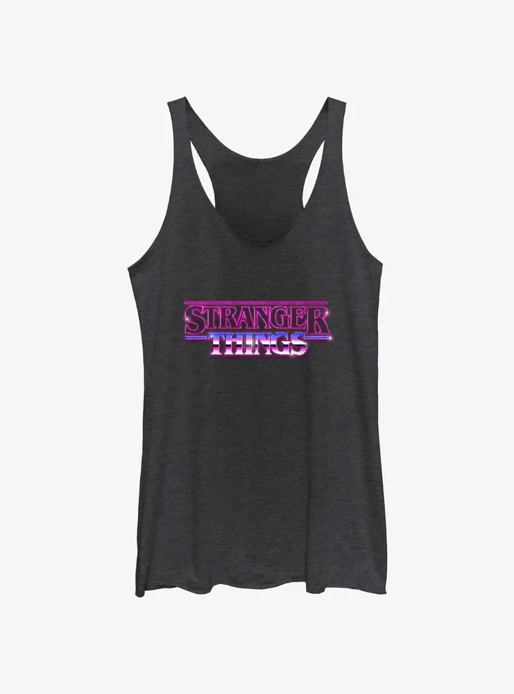 Stranger Things Logo Retro Womens Tank Top