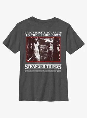 Stranger Things Unfortunate Journey Youth T-Shirt