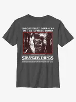 Stranger Things Unfortunate Journey Youth T-Shirt