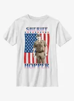 Stranger Things Sheriff Hopper On The 4Th Youth T-Shirt