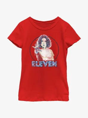 Stranger Things Tonal Eleven Youth Girls T-Shirt