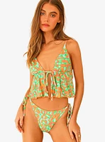 Dippin' Daisy's Goldie Swim Top Primavera Green