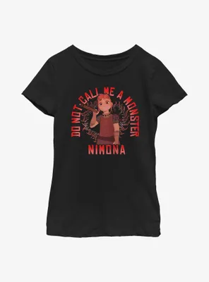 Nimona Not A Monster Youth Girls T-Shirt