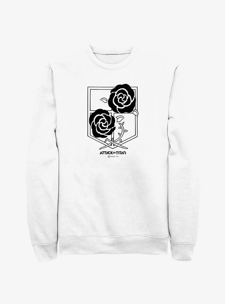 Attack On Titan Garrison Regiment Title Logo Sweatshirt