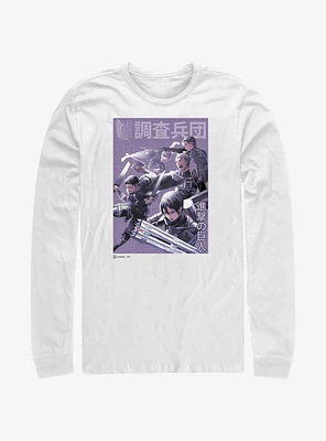 Attack On Titan Scout Regiment Fight Long-Sleeve T-Shirt