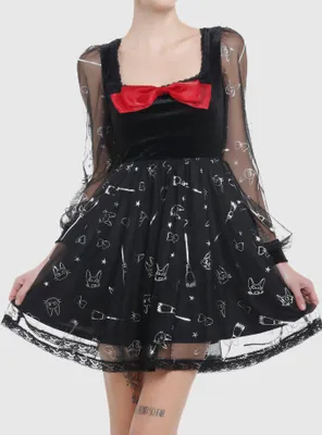 Studio Ghibli Kiki's Delivery Service Mesh Bow Dress