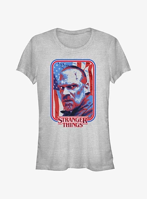 Stranger Things Hopper American Russia Girls T-Shirt
