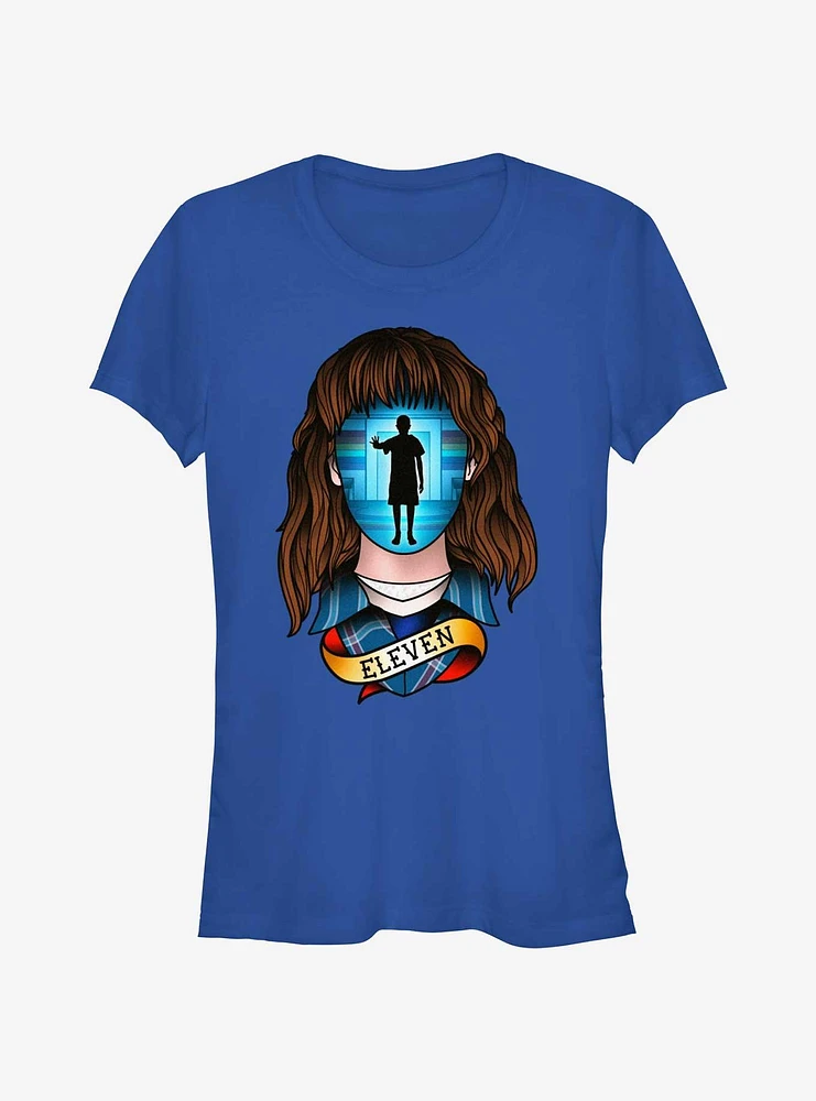 Stranger Things Tattoo Eleven Girls T-Shirt