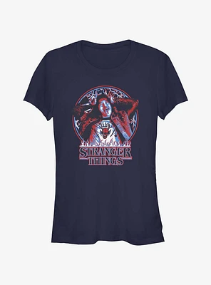 Stranger Things Eddie Munson Hellfire Allegiance Girls T-Shirt