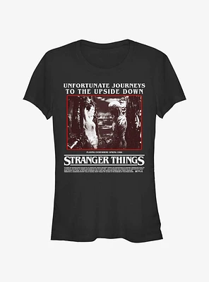 Stranger Things Unfortunate Journey Girls T-Shirt