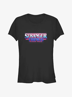Stranger Things Retro Logo Girls T-Shirt