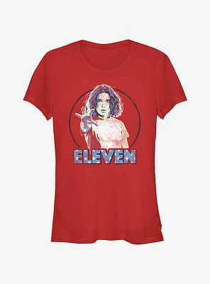 Stranger Things Tonal Eleven Girls T-Shirt