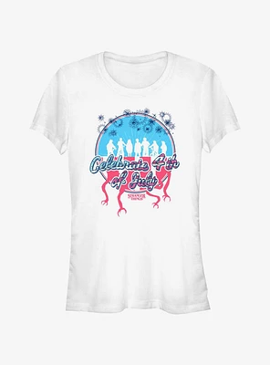 Stranger Things Hawkins Fourth of July Girls T-Shirt