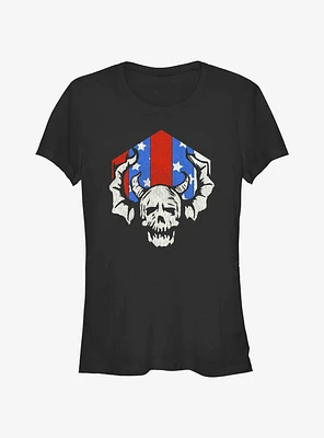 Stranger Things Hellfire Americana Girls T-Shirt