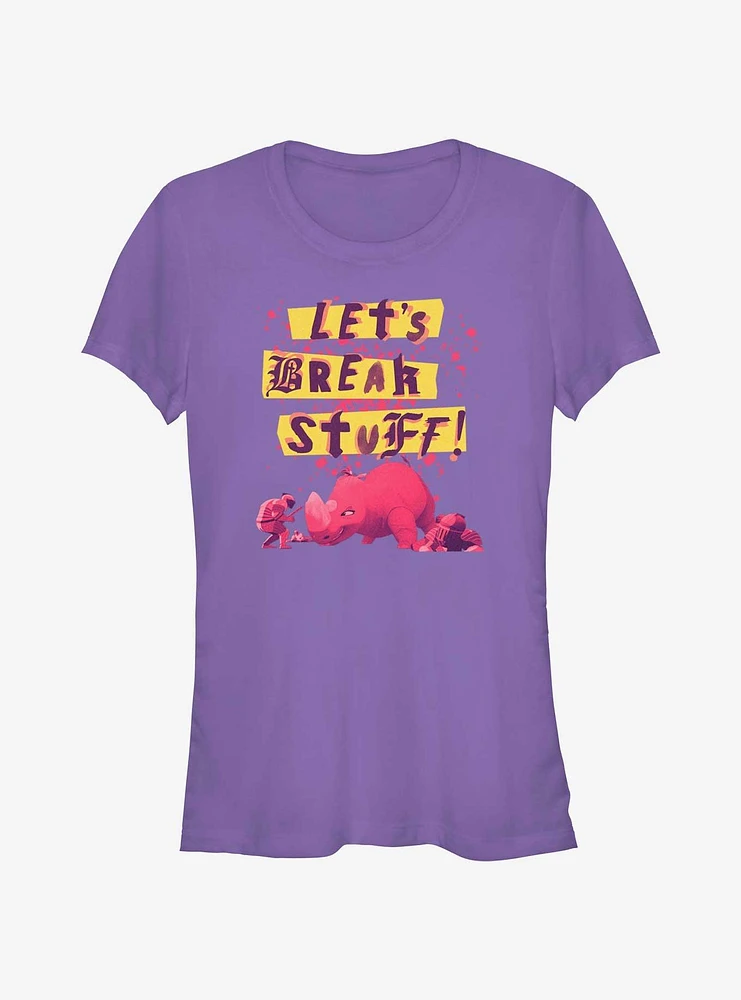 Nimona Break Stuff Girls T-Shirt