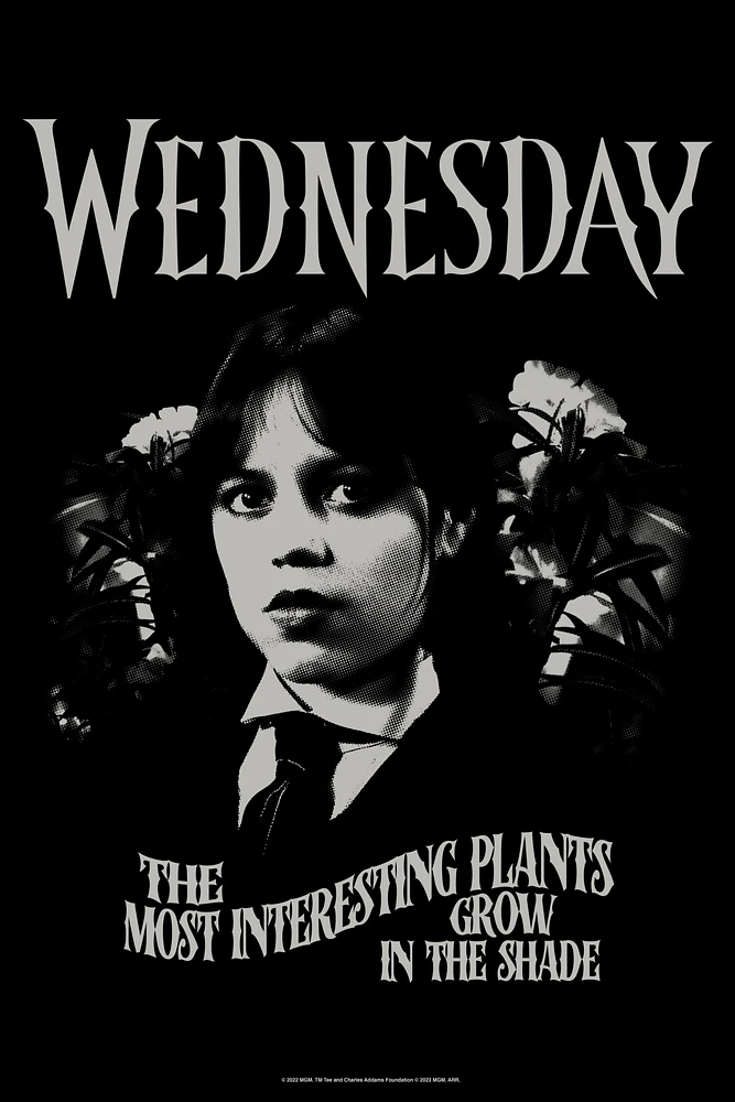 Wednesday The Most Interesting Plants Grow Shade Poster