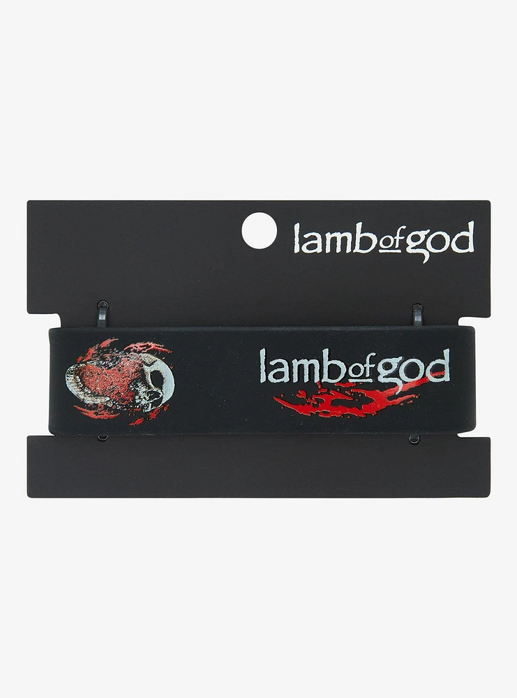 Lamb Of God Rubber Bracelet